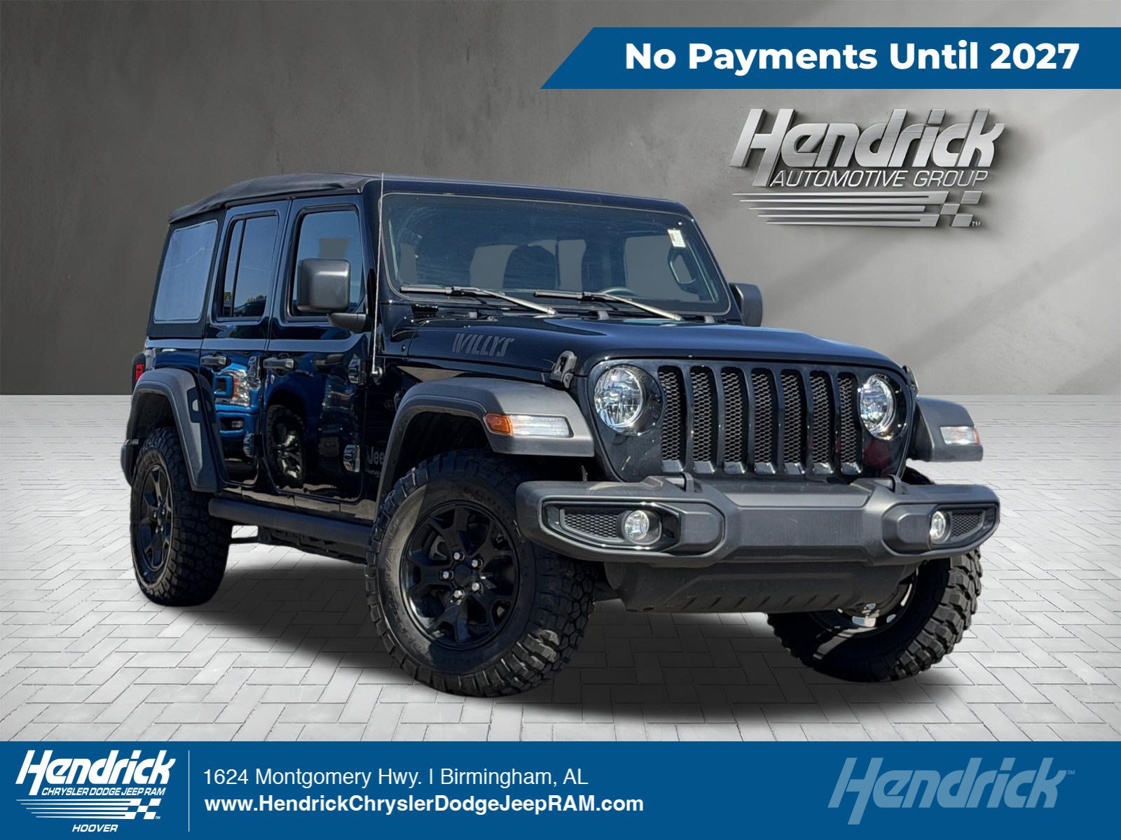Used 2021 Jeep Wrangler Unlimited Willys Sport Convertible