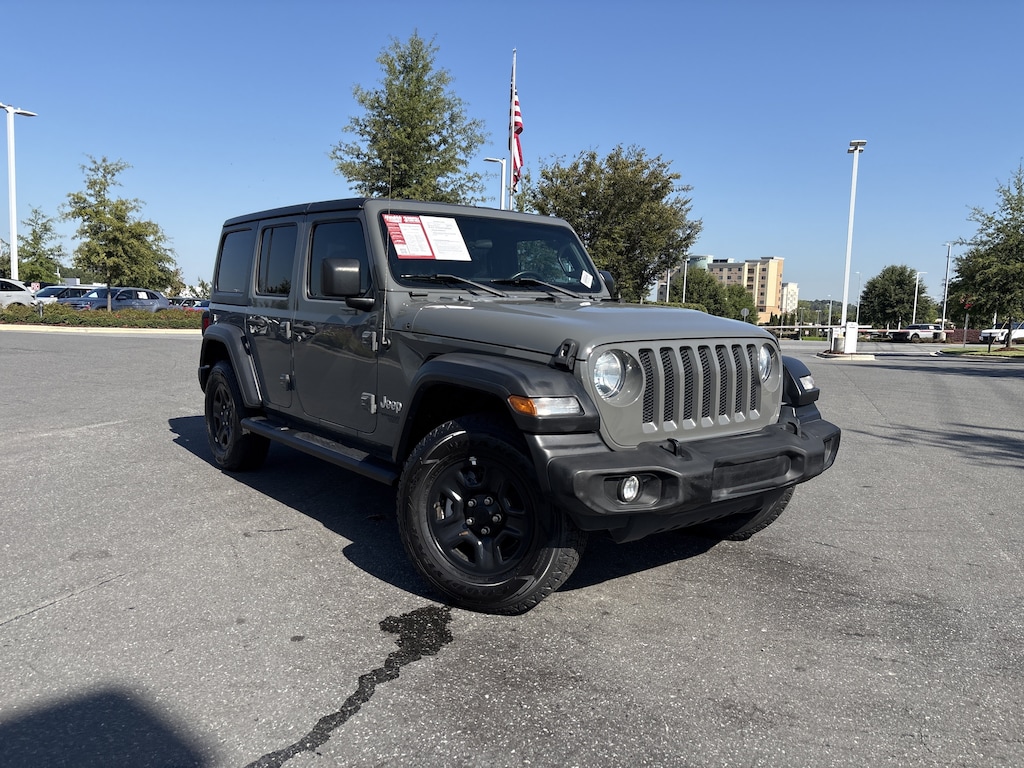 Used 2018 Jeep Wrangler Unlimited Sport Convertible