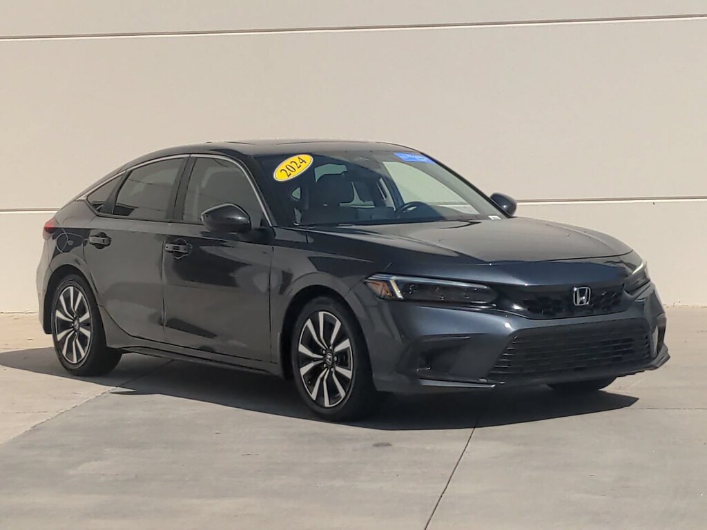 Certified 2024 Honda Civic EX-L Hatchback