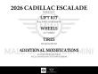 2026 CADILLAC Escalade 4WD Platinum Sport SUV