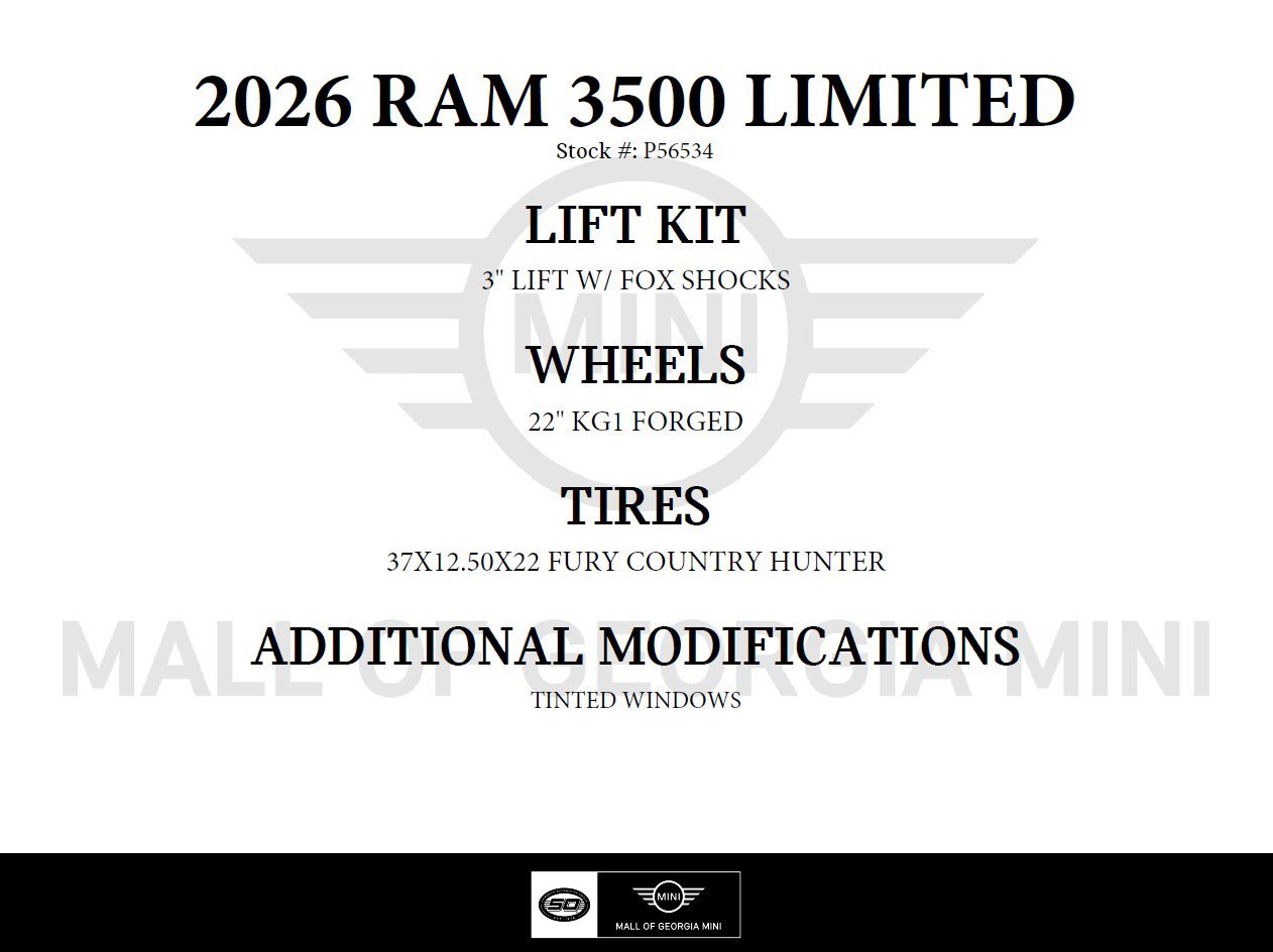 Used 2026 Ram 3500 Limited Pickup