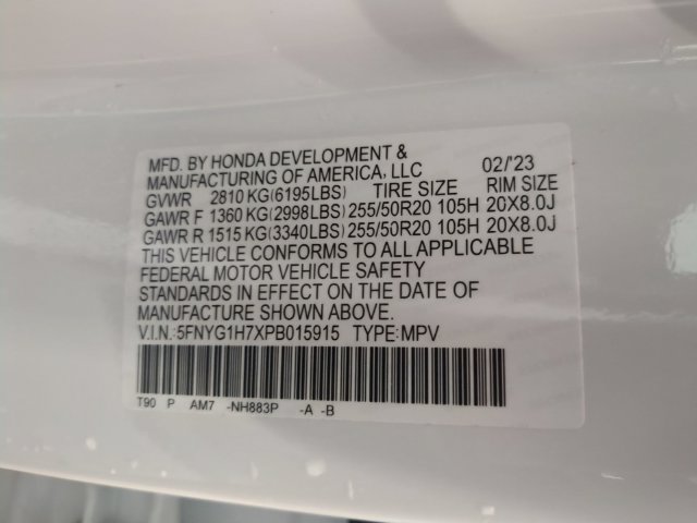 2023 Honda Pilot Touring - Photo 25