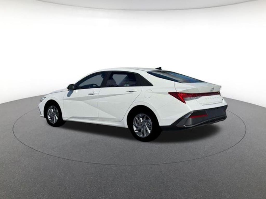 New 2026 Hyundai Elantra Hybrid Blue Sedan