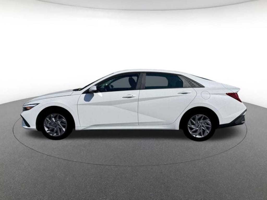 New 2026 Hyundai Elantra Hybrid Blue Sedan