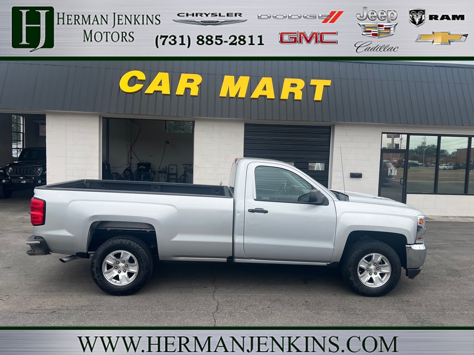 Used 2017 Chevrolet Silverado 1500 Work Truck 1WT with VIN 1GCNCNEH3HZ173026 for sale in Union City, TN