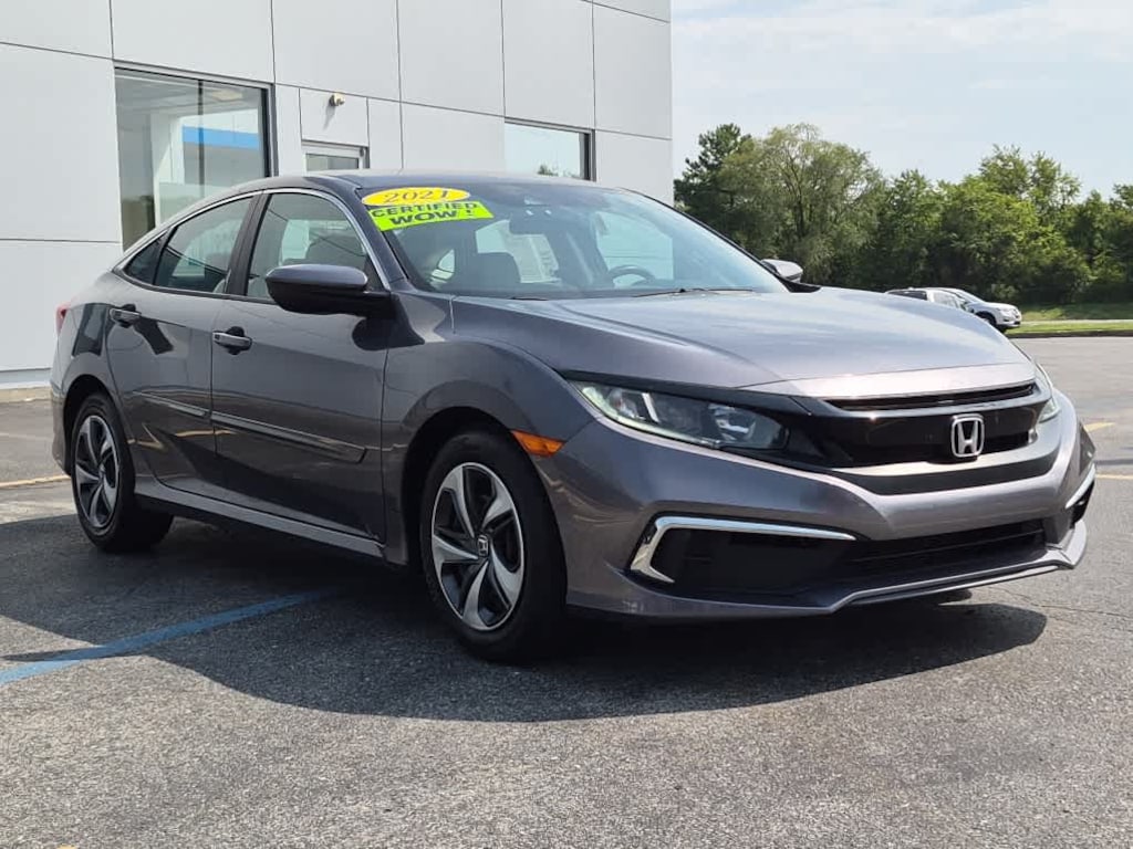 Certified 2021 Honda Civic LX Sedan