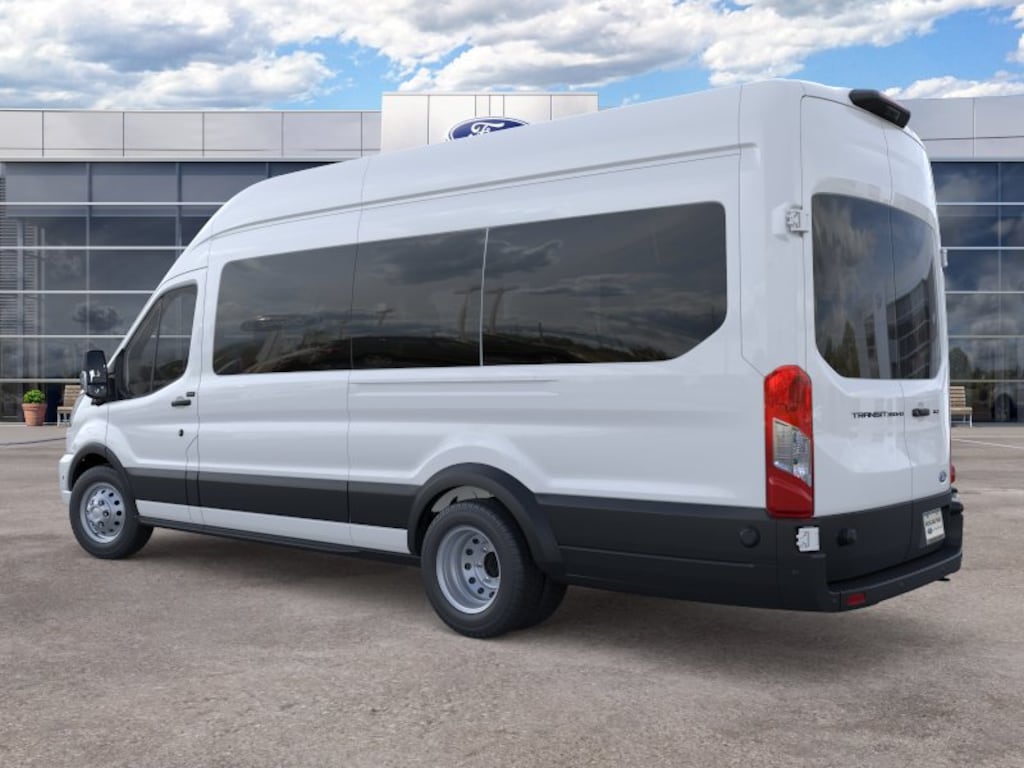 New 2026 Ford Transit Commercial Passenger Van XLT Wagon High Roof HD Ext. Van
