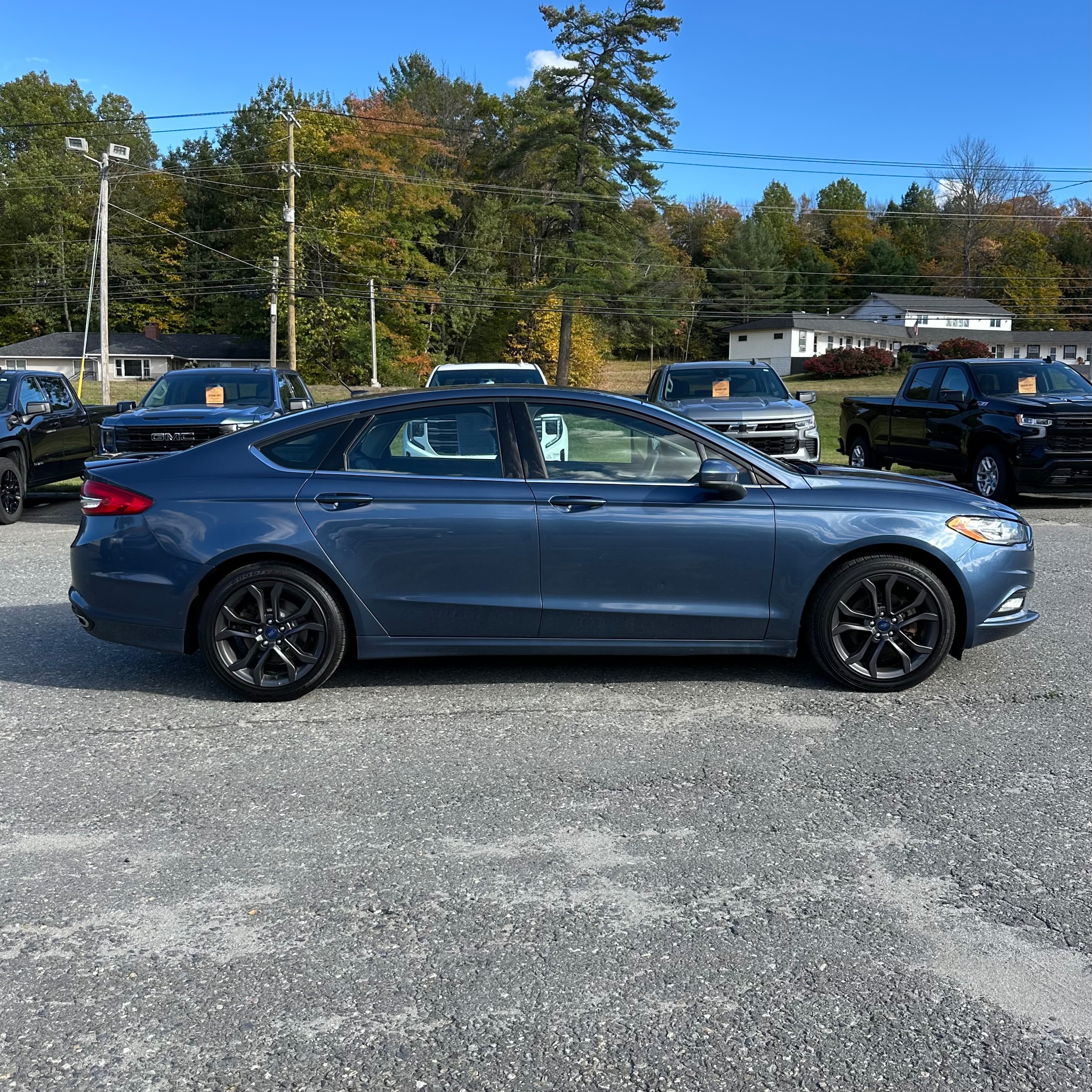 Used 2018 Ford Fusion SE with VIN 3FA6P0H92JR135089 for sale in Farmington, ME