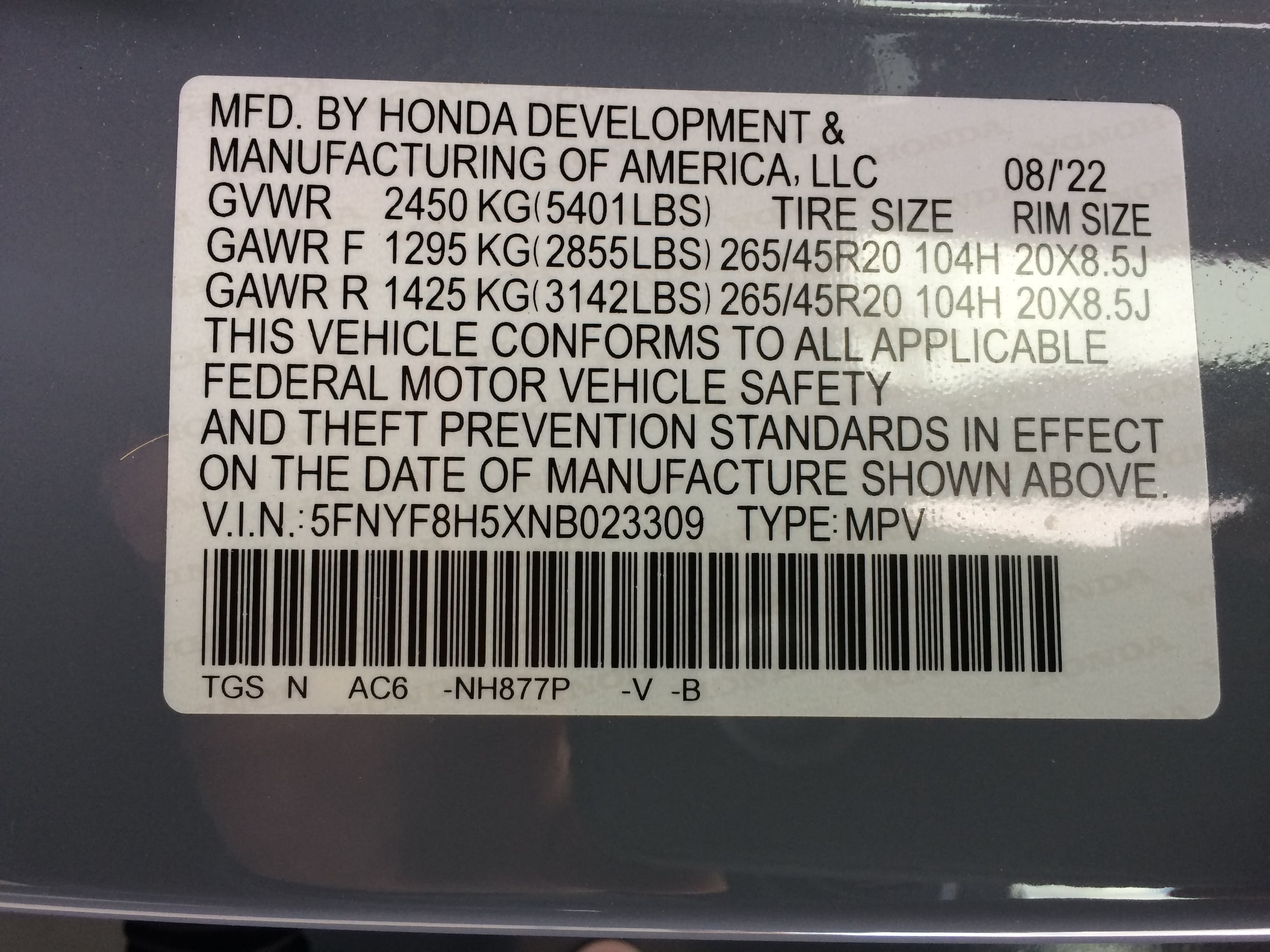 2022 Honda Passport EX-L - Photo 32