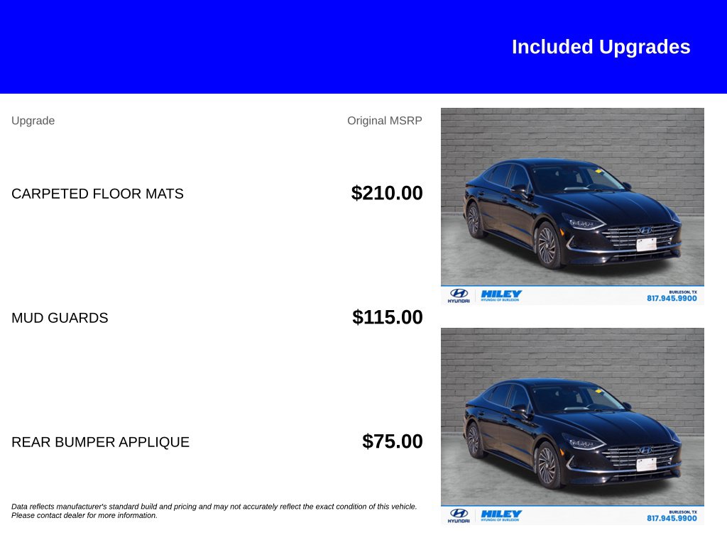 Used 2023 Hyundai Sonata Hybrid Limited Sedan