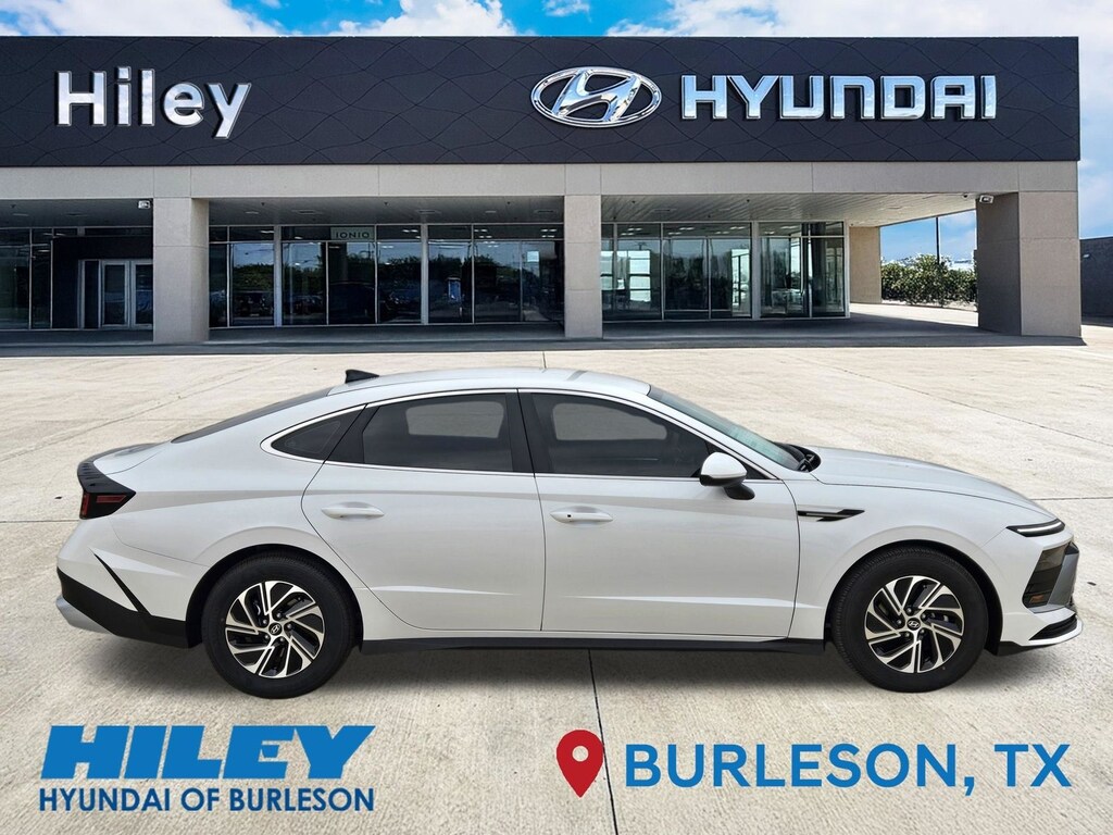 New 2026 Hyundai Sonata Hybrid Blue Sedan