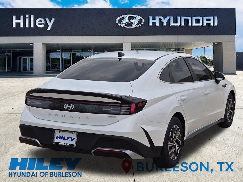 New 2026 Hyundai Sonata Hybrid Blue Sedan