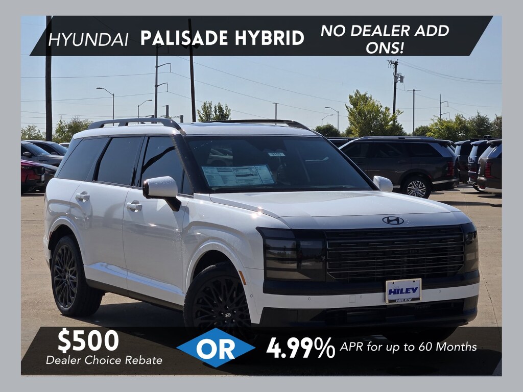 New 2027 Hyundai Palisade Hybrid Calligraphy Black Ink SUV