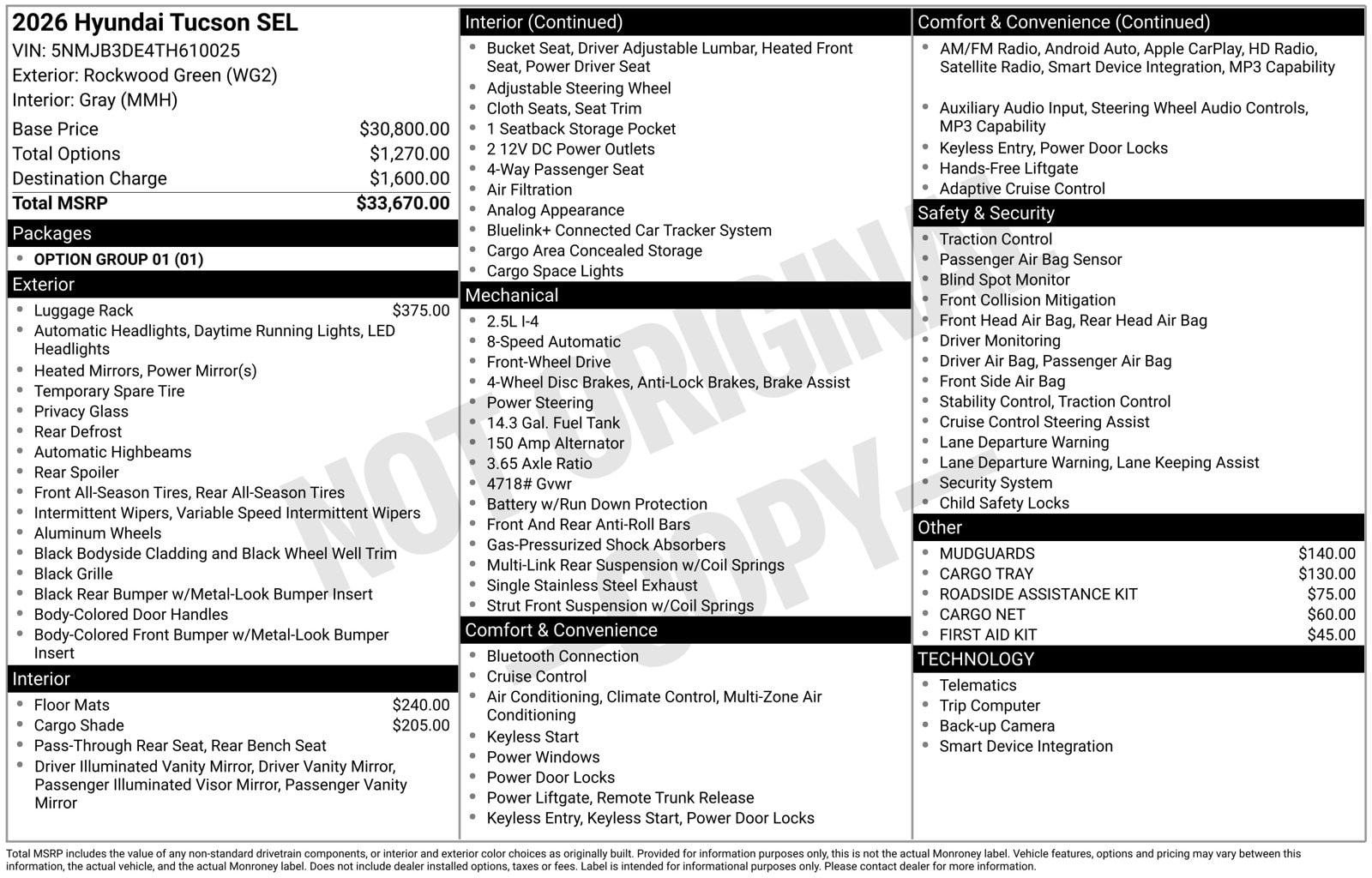 2026 Hyundai Tucson SEL - Photo 4