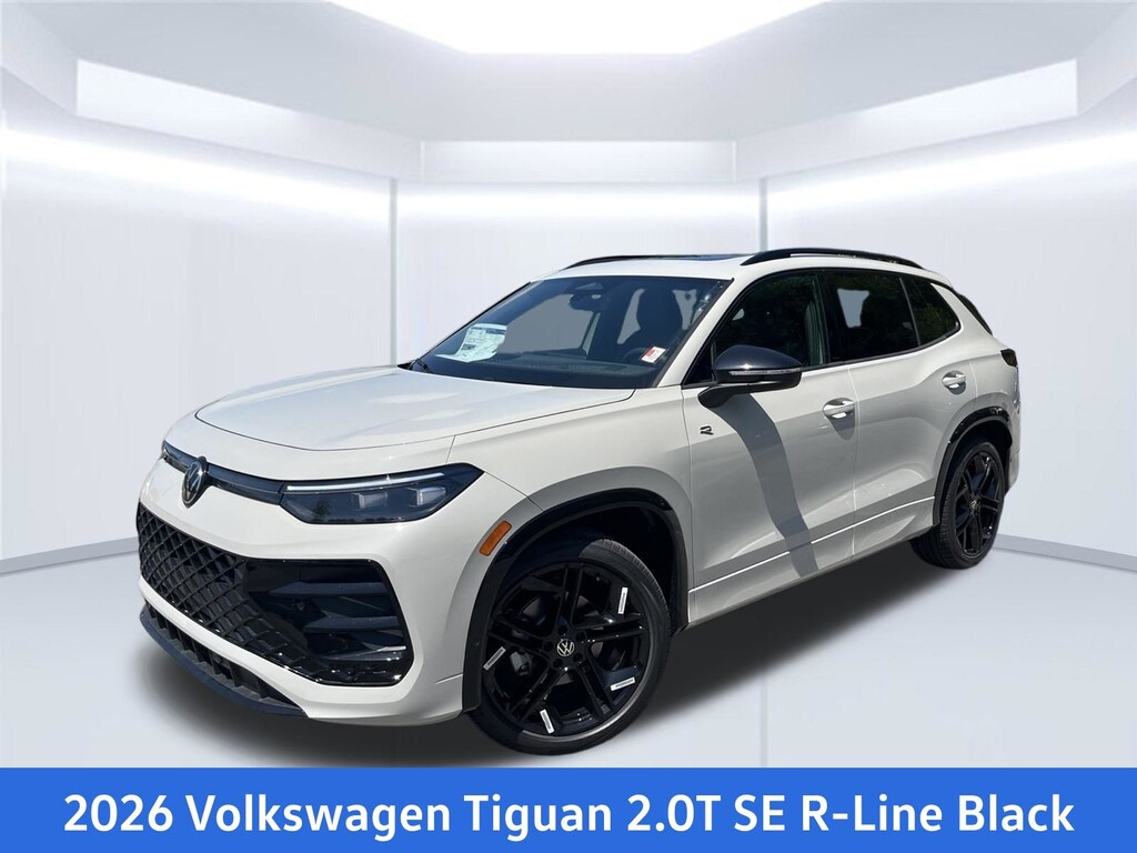 New 2026 Volkswagen Tiguan SE R-Line Black SUV