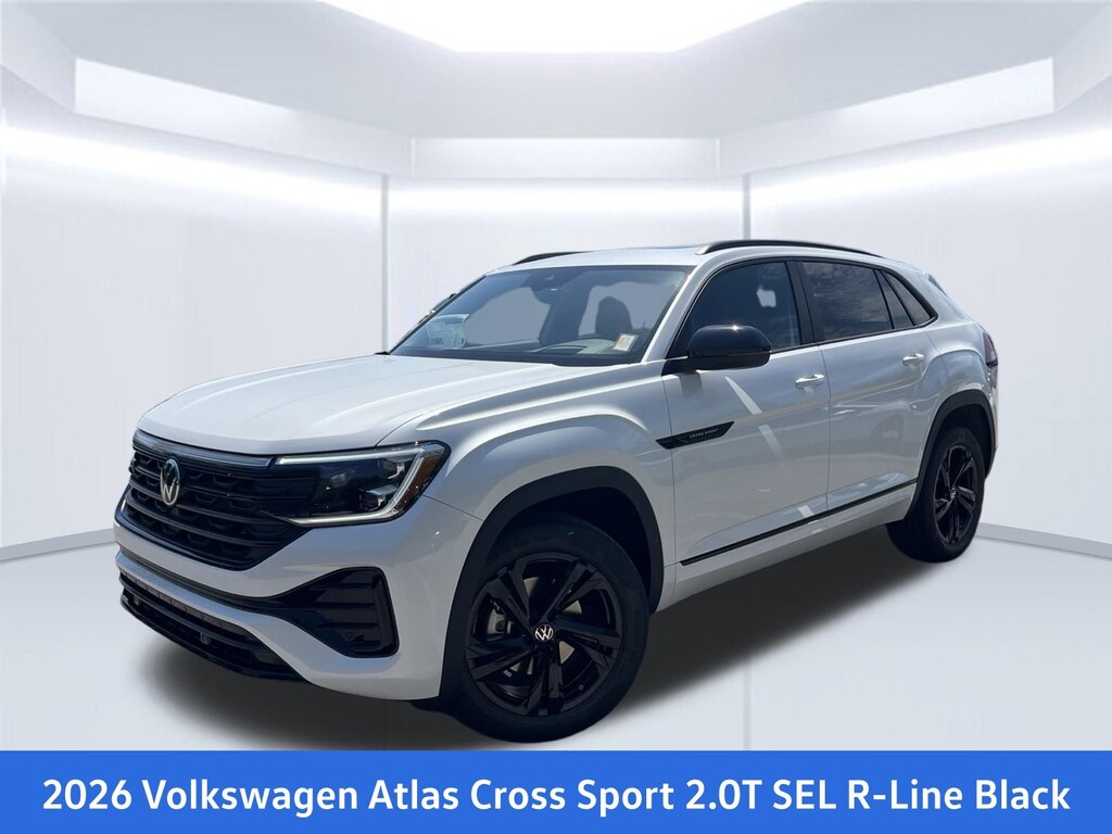 New 2026 Volkswagen Atlas Cross Sport SEL R-Line Black SUV
