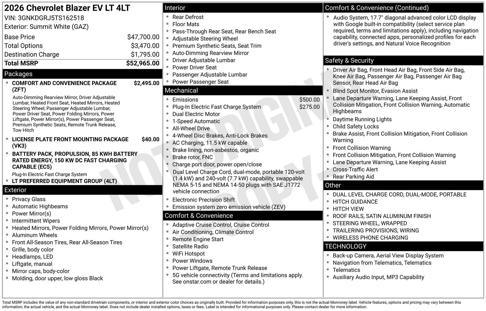 2026 Chevrolet Blazer EV LT - Photo 5
