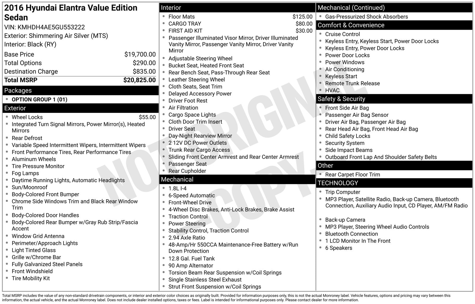 2016 Hyundai Elantra Value Edition - Photo 21