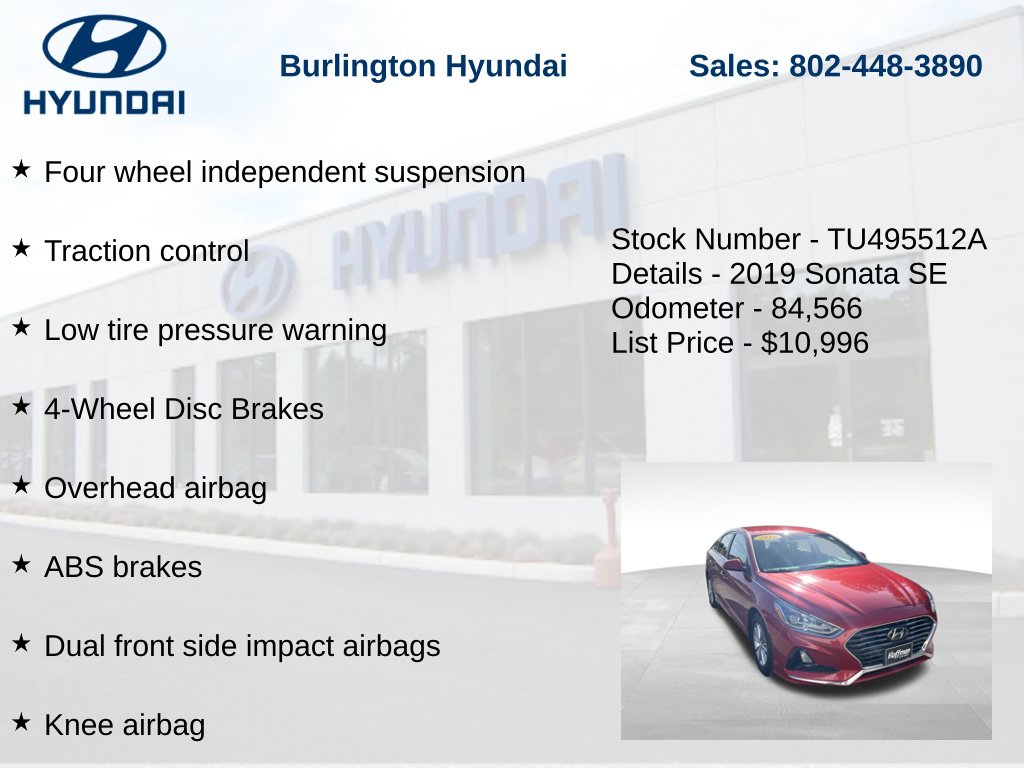 2019 Hyundai Sonata SE - Photo 10