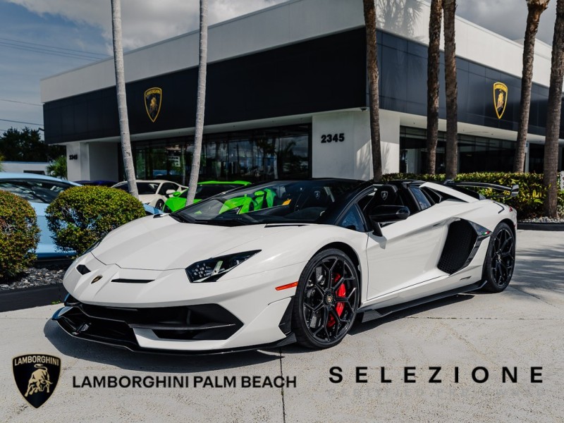 Certified 2021 Lamborghini Aventador SVJ Roadster Convertible
