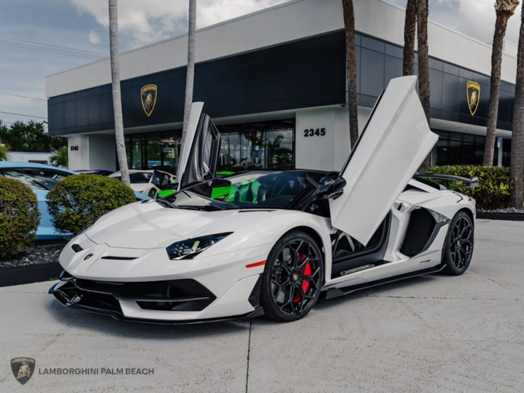Certified 2021 Lamborghini Aventador SVJ Roadster Convertible