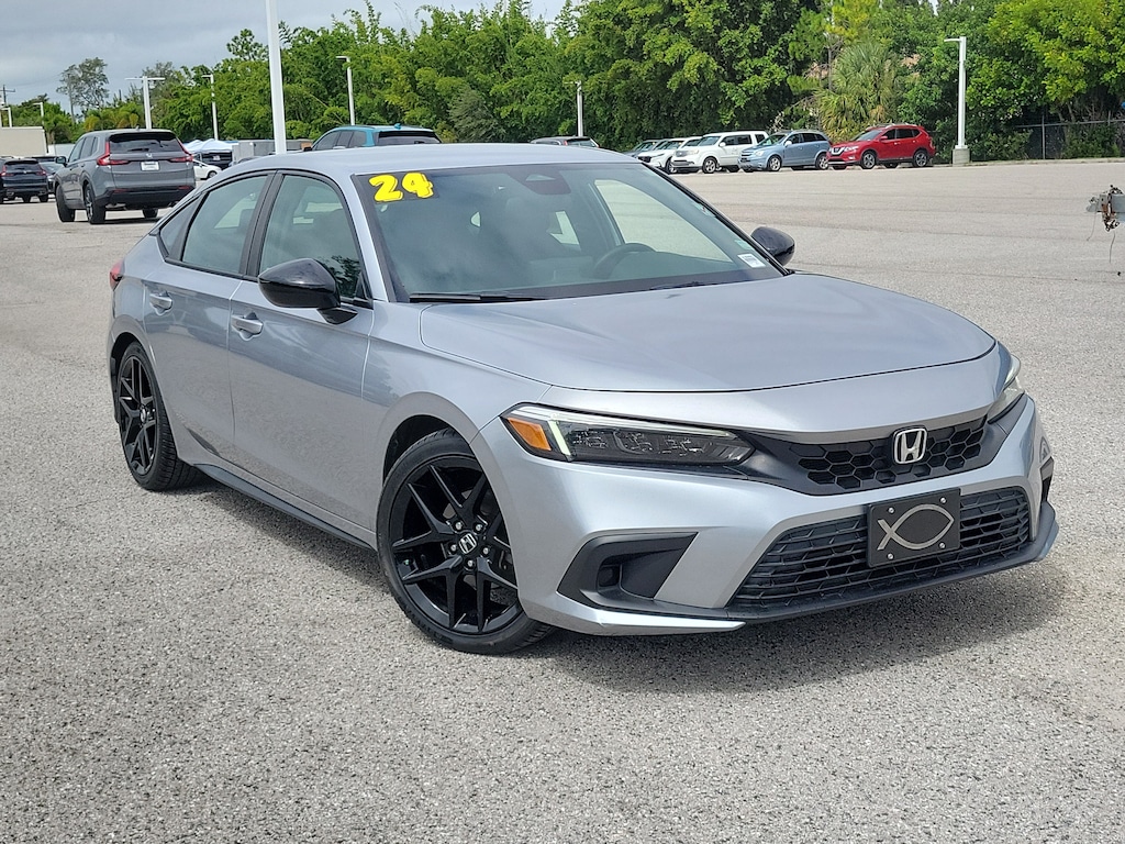Certified 2024 Honda Civic Sport Hatchback