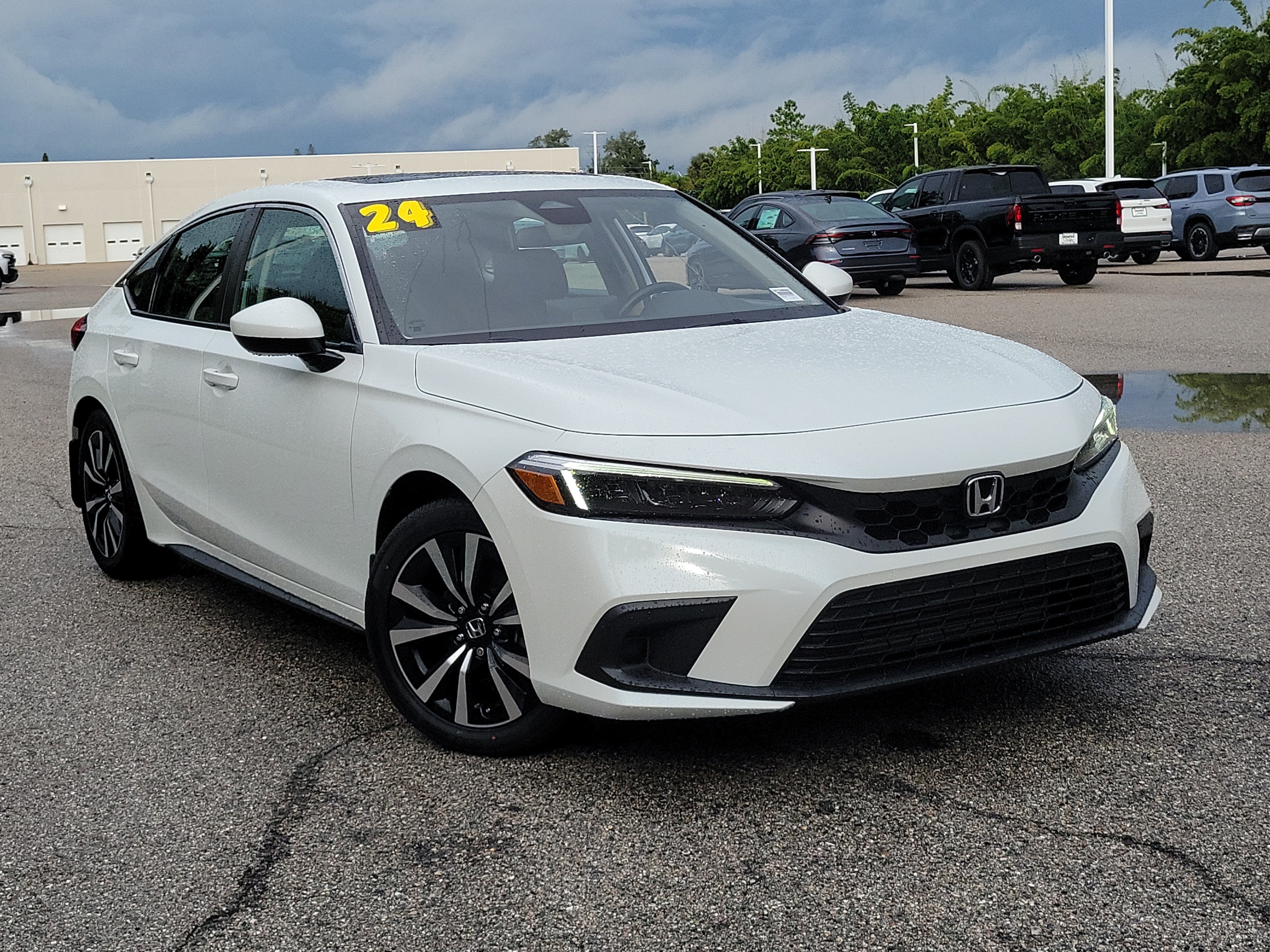 Certified 2024 Honda Civic EX-L Hatchback