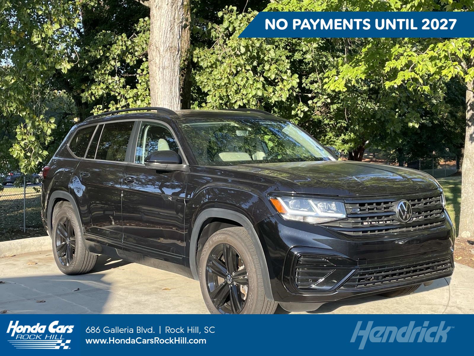 2023 Volkswagen Atlas 3.6L V6 SEL R-Line Black