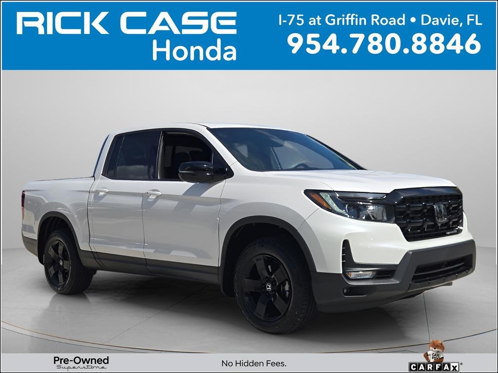 Certified 2025 Honda Ridgeline Black Edition Truck