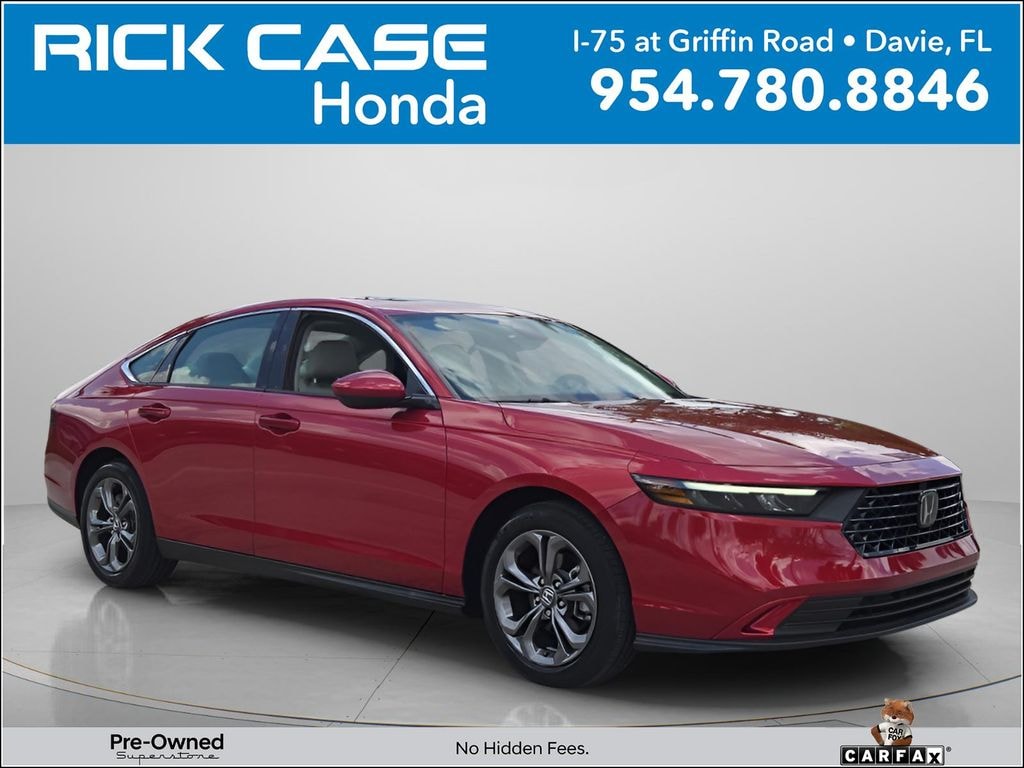 Certified 2024 Honda Accord EX Sedan