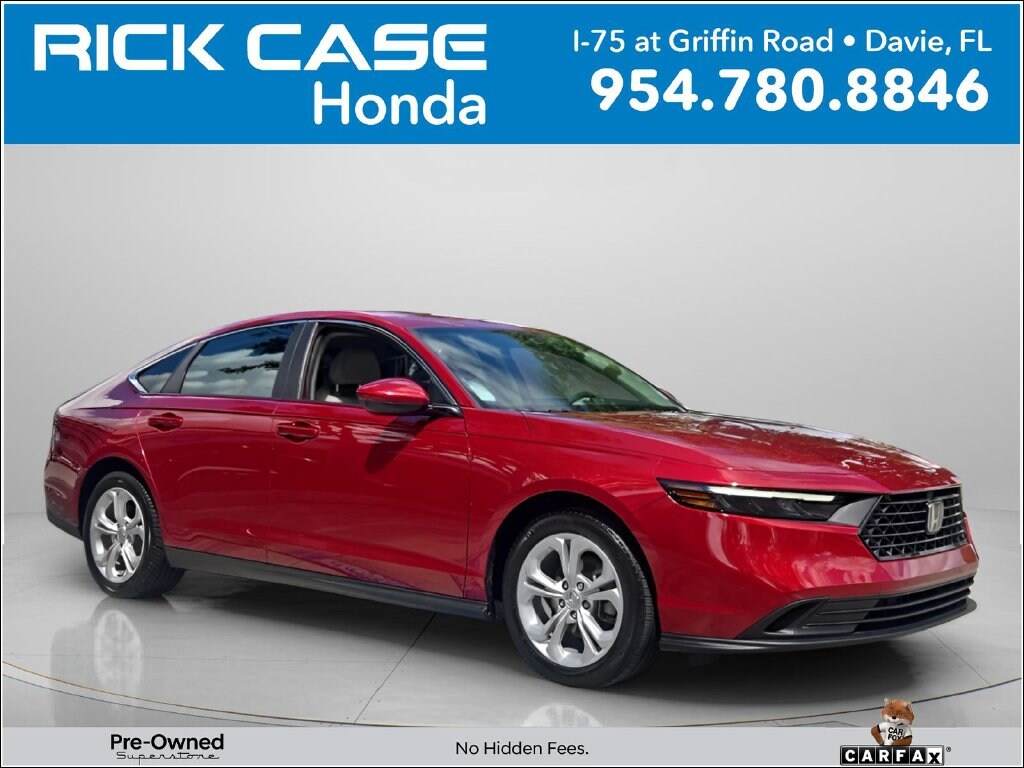 Certified 2025 Honda Accord LX Sedan