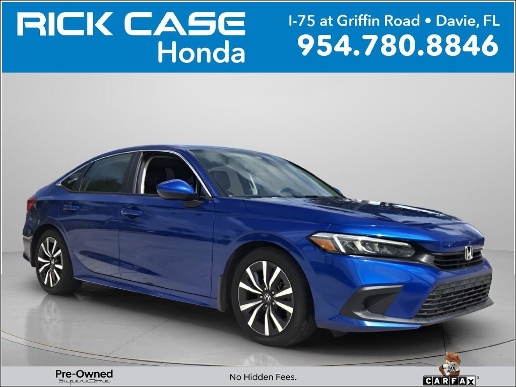 Certified 2024 Honda Civic EX Sedan
