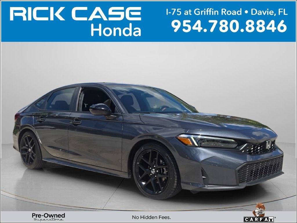 Certified 2025 Honda Civic Sport Sedan