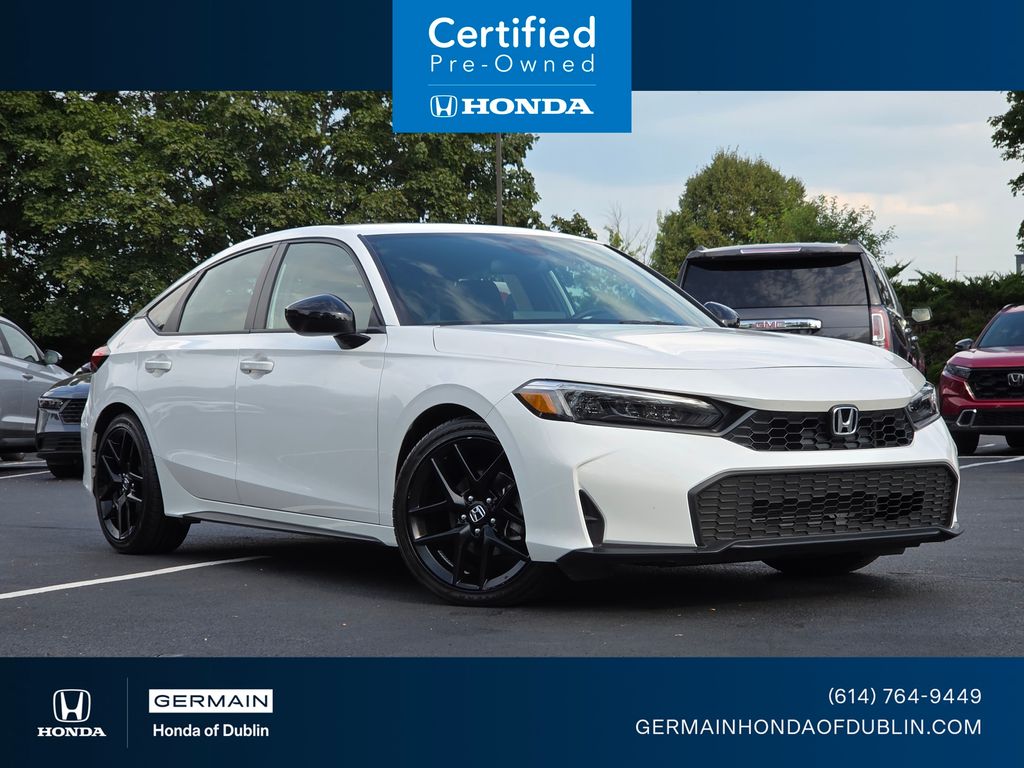 Certified 2025 Honda Civic Sport Hatchback