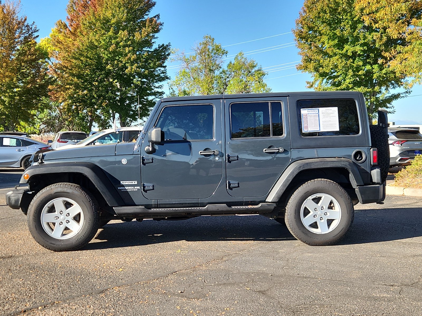 Used 2017 Jeep Wrangler Unlimited Sport S with VIN 1C4BJWDG8HL519372 for sale in Greeley, CO