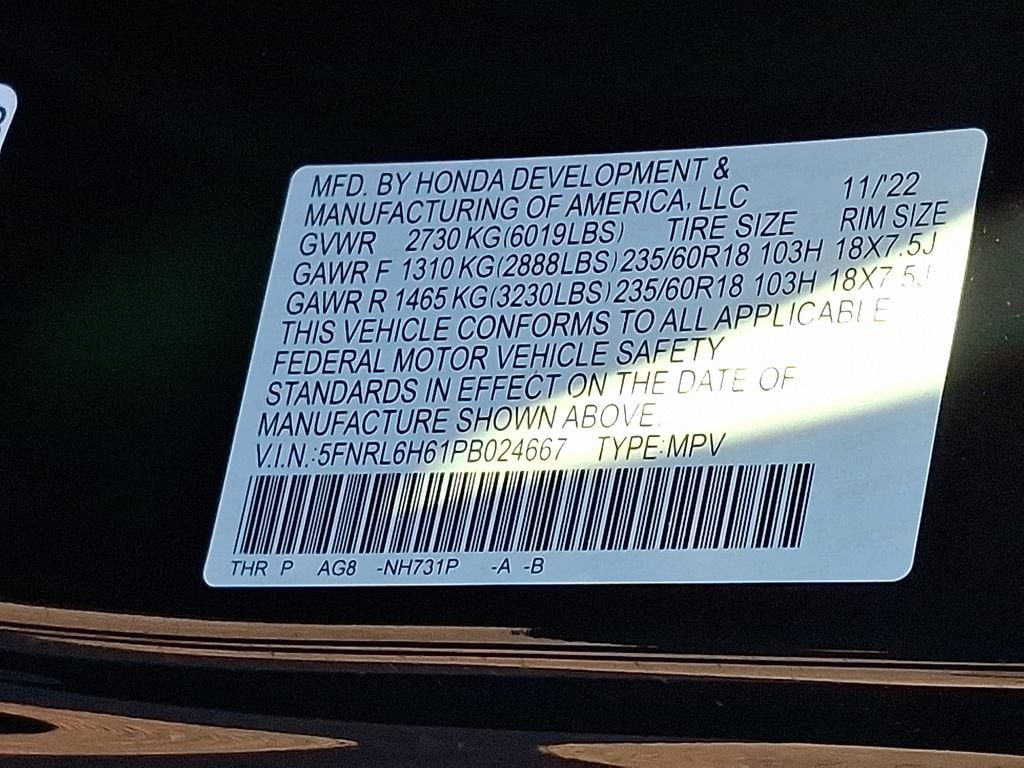 2023 Honda Odyssey EX-L - Photo 26