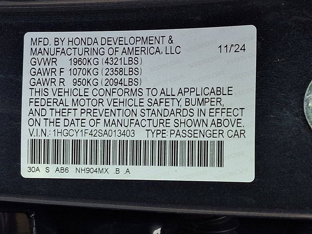 2025 Honda Accord SE - Photo 26