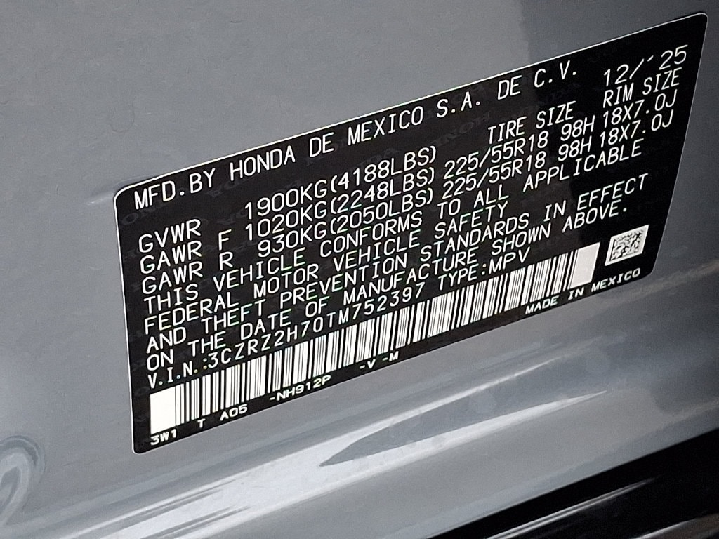 2026 Honda HR-V EX-L - Photo 27