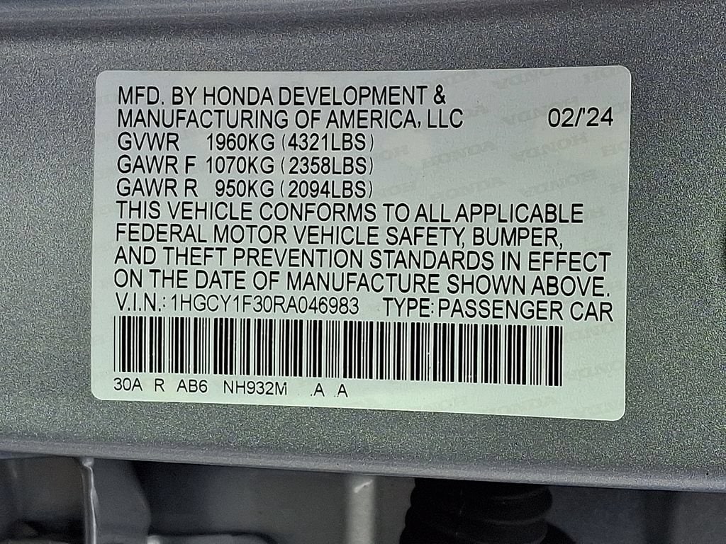 2024 Honda Accord EX - Photo 28