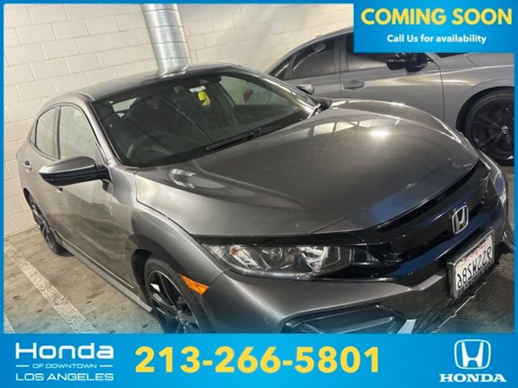 Certified 2021 Honda Civic Sport Hatchback