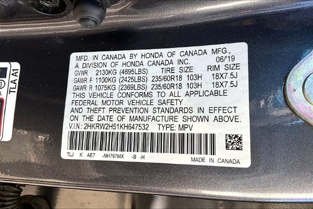 2019 Honda CR-V EX - Photo 18