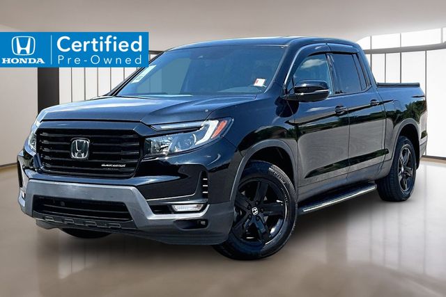 Certified 2022 Honda Ridgeline Black Edition Truck Crew Cab