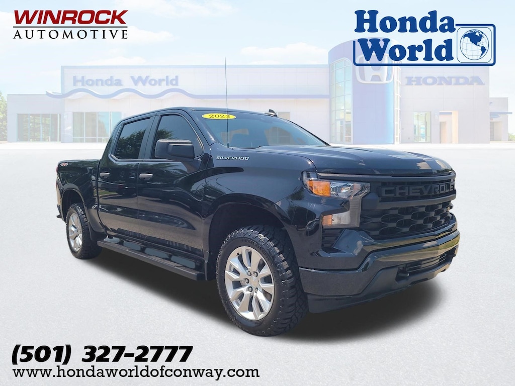 Used 2023 Chevrolet Silverado 1500 Custom Truck Crew Cab