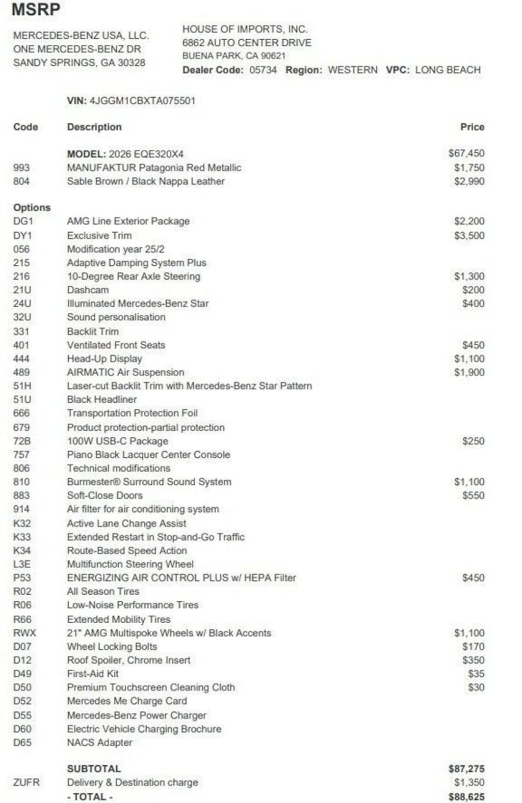 Certified 2026 Mercedes-Benz EQE 4MATIC SUV