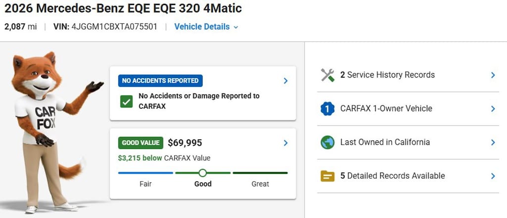 Certified 2026 Mercedes-Benz EQE 4MATIC SUV