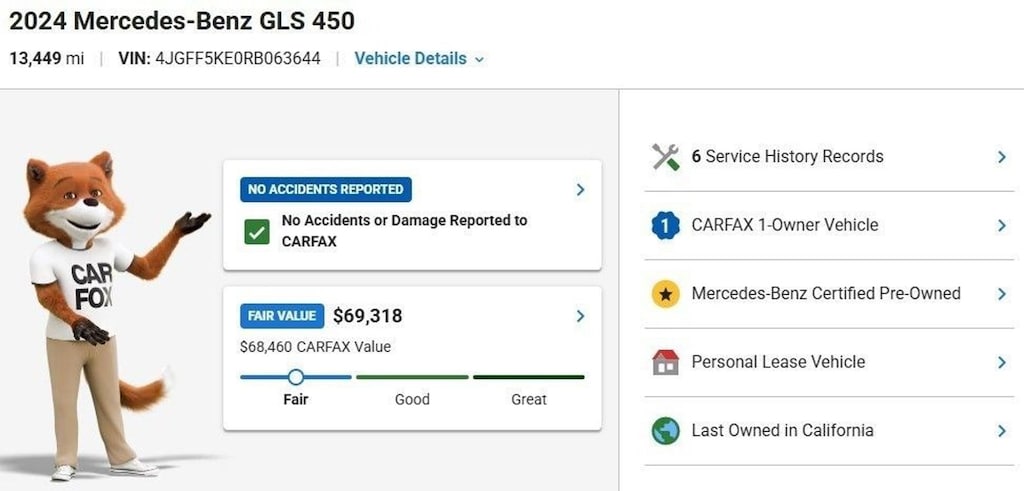 Certified 2024 Mercedes-Benz GLS 4MATIC SUV