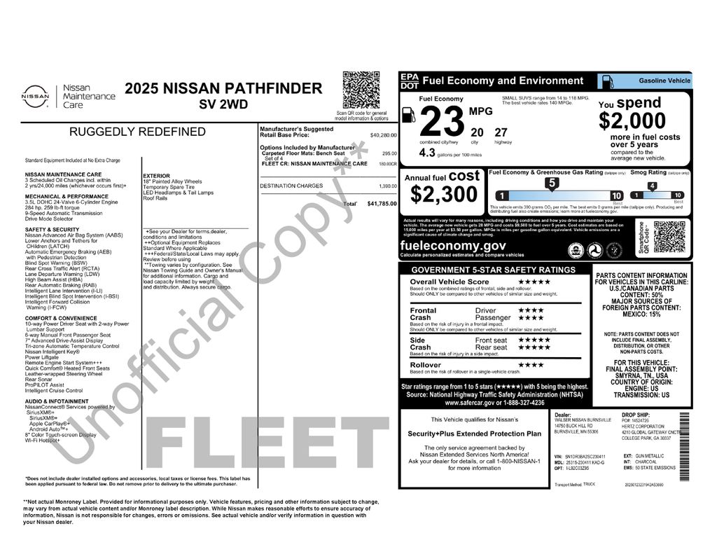 2025 Nissan Pathfinder SV - Photo 40