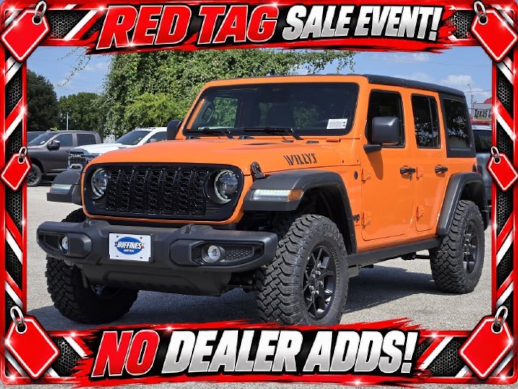 New 2026 Jeep Wrangler 4-DOOR WILLYS Sport Utility