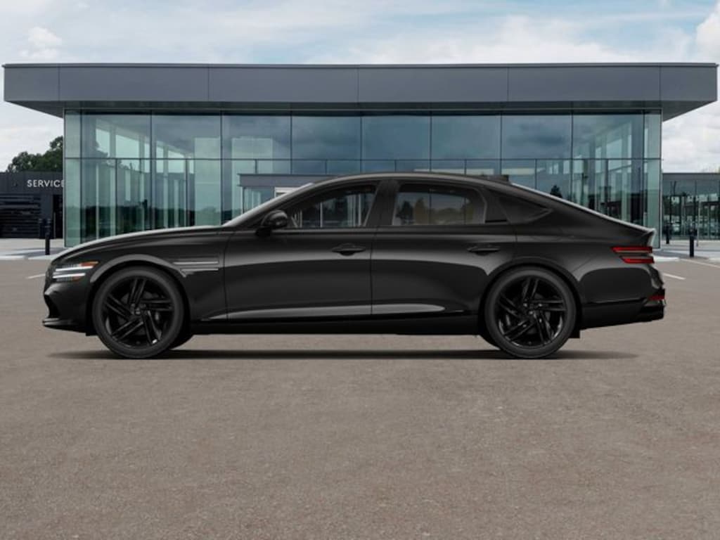 New 2027 Genesis G80 3.5T Prestige Black Sedan