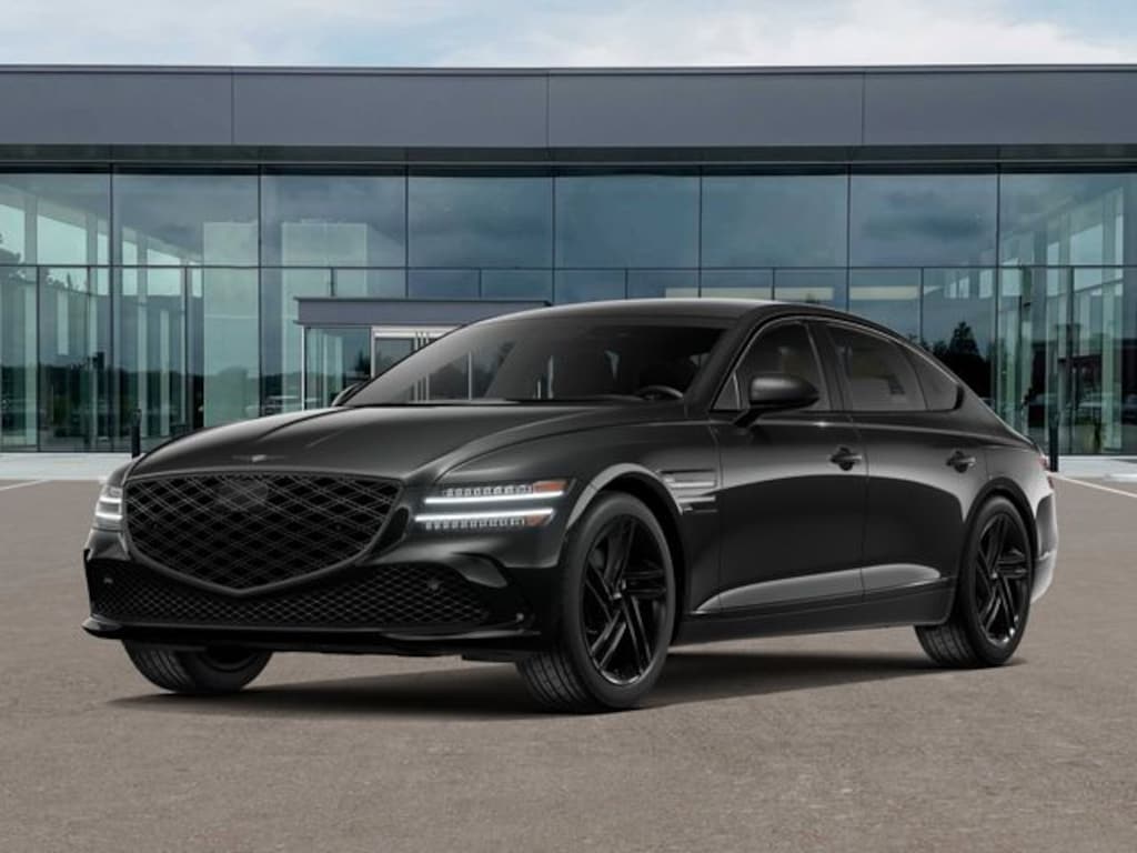 New 2027 Genesis G80 3.5T Prestige Black Sedan